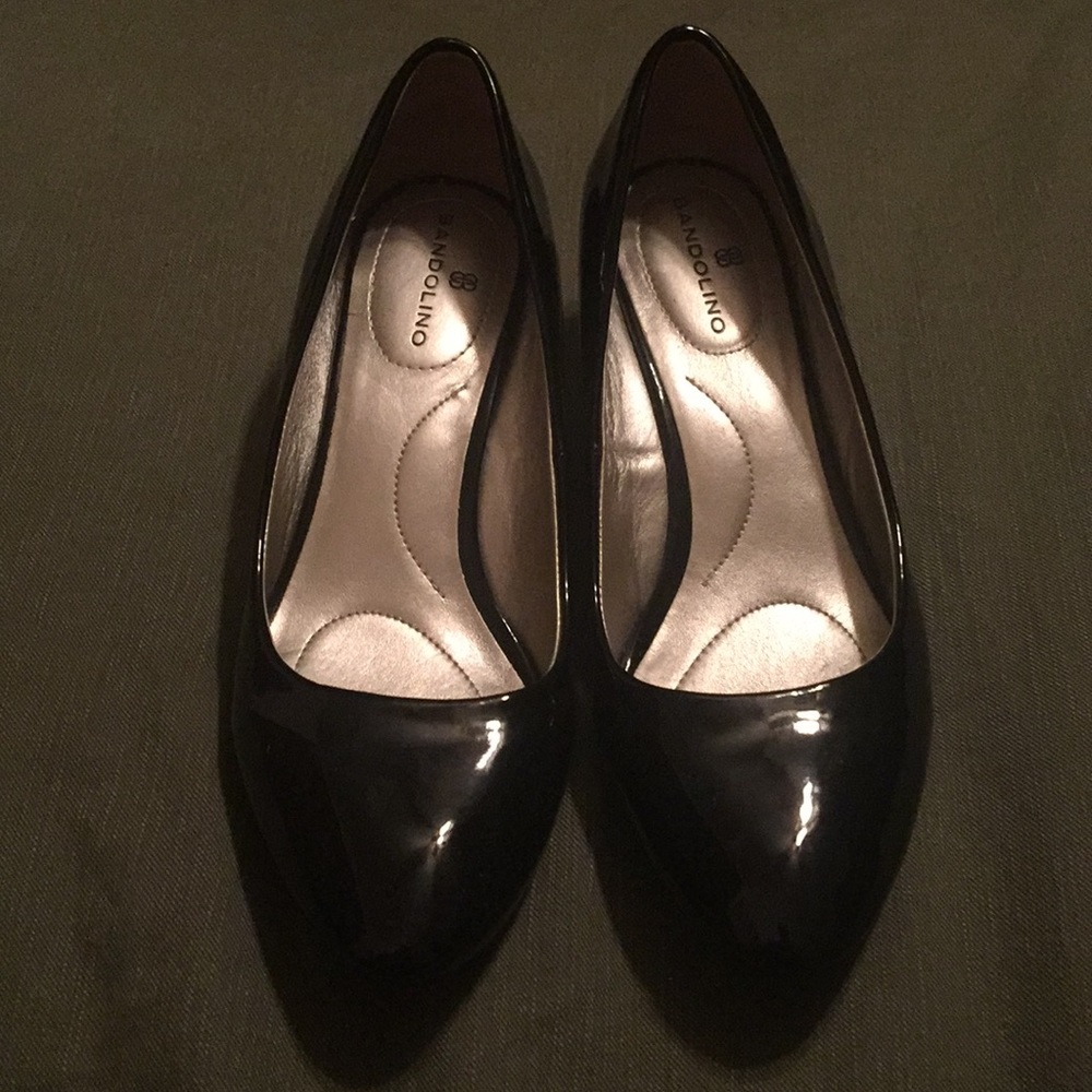 Bandolino 7.5M black wedges